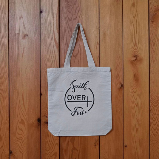 Canvas Tote (Faith Over Fear)
