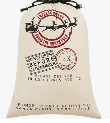 Rudolph Reindeer Santa Sack