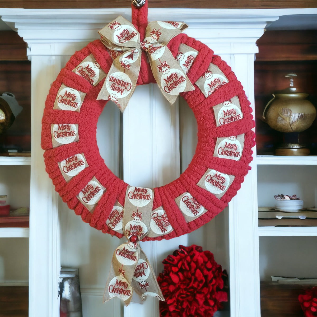 Merry Christmas 18' Holiday Wreath