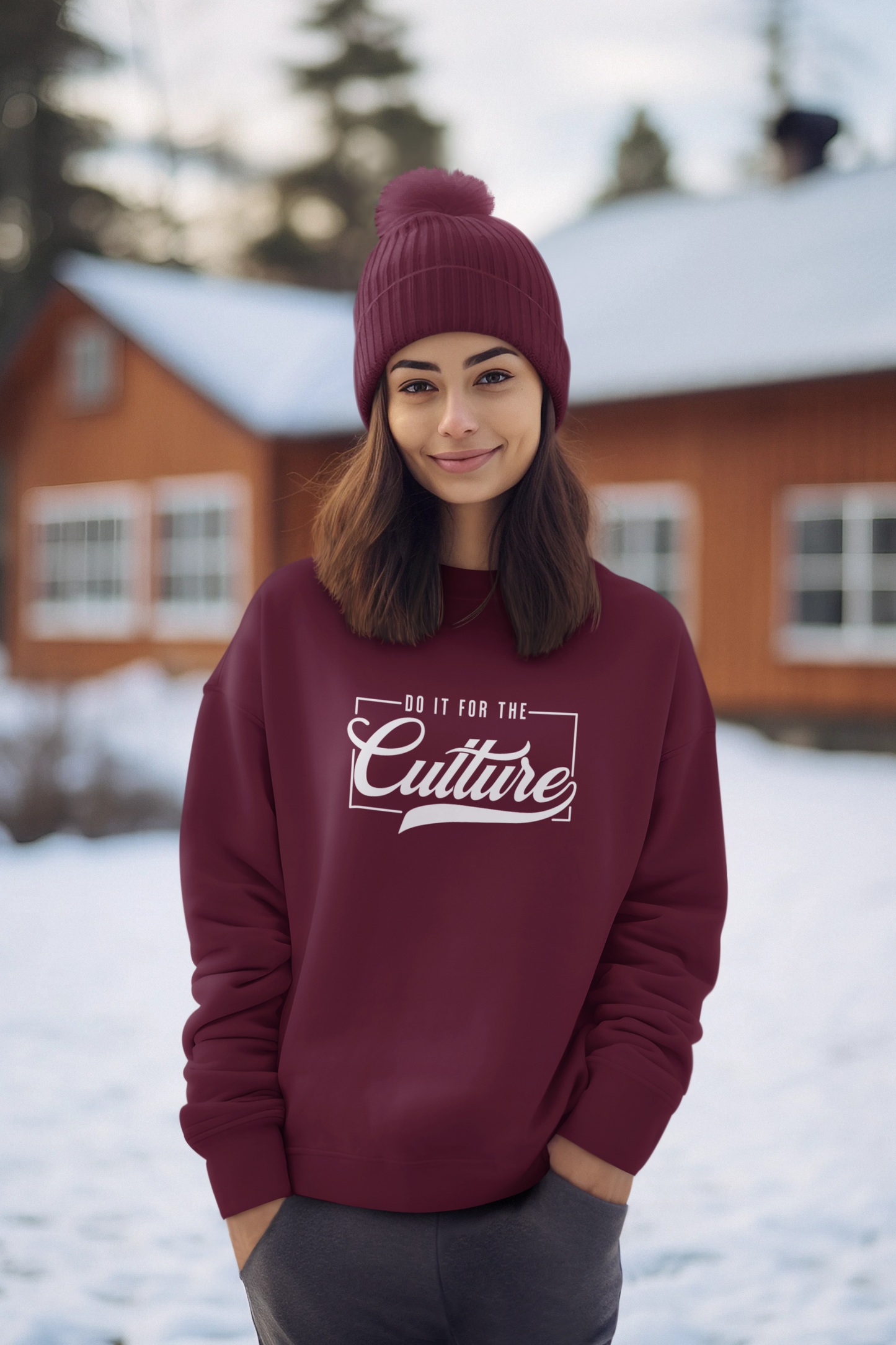 Crew Sweatshirt, Do it For the Culture