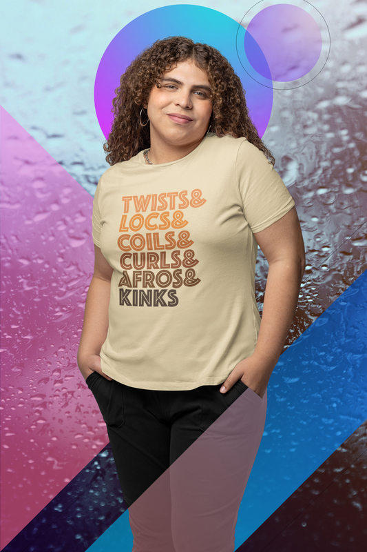 Short Sleeve TShirt, Twists and Coils and Kinks