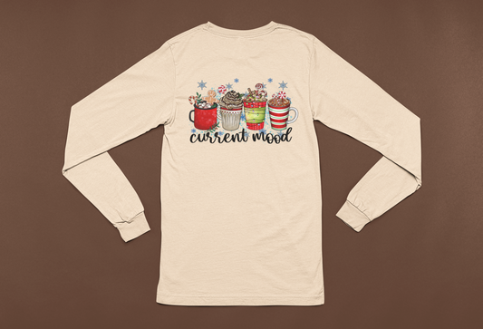 Holiday Long Sleeve Lightweight Crew Shirt, Current