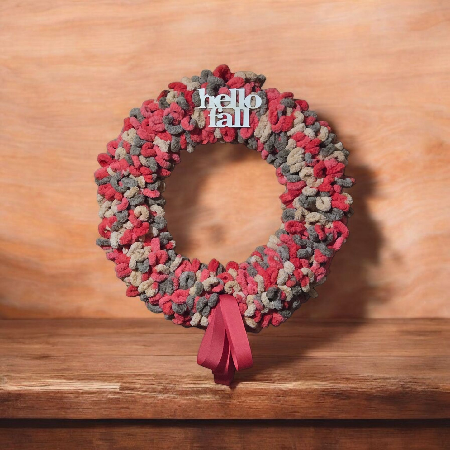 Buffalo and Plaid Wreath