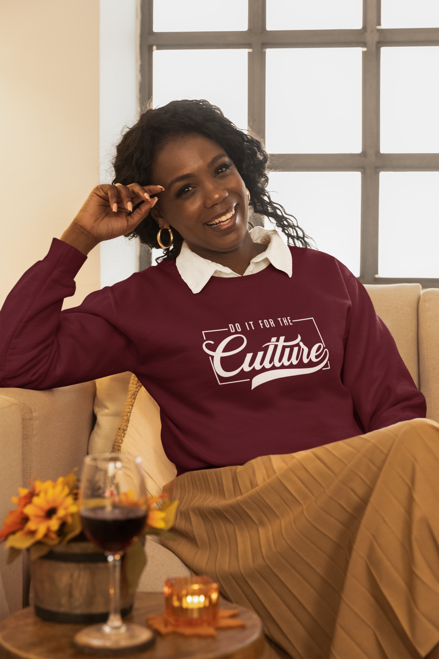 Crew Sweatshirt, Do it For the Culture