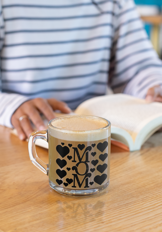 Glass Mug, 11oz., Namaste