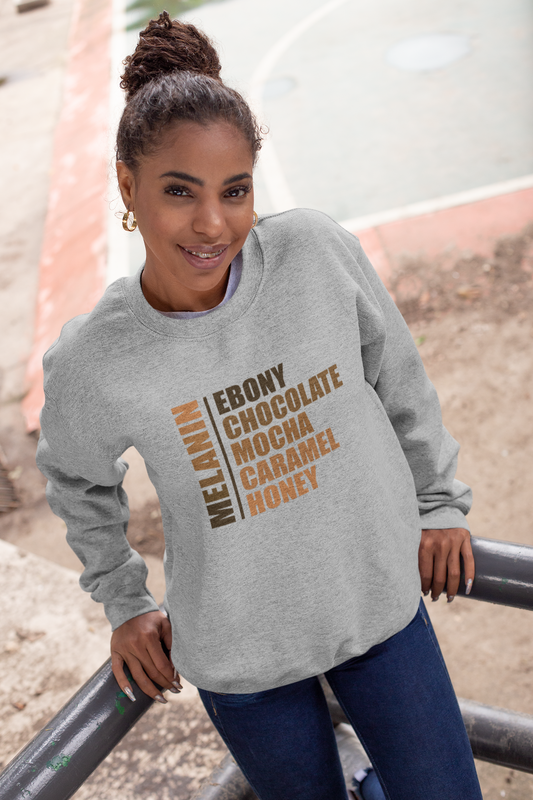 Crew Sweatshirt, Melanin