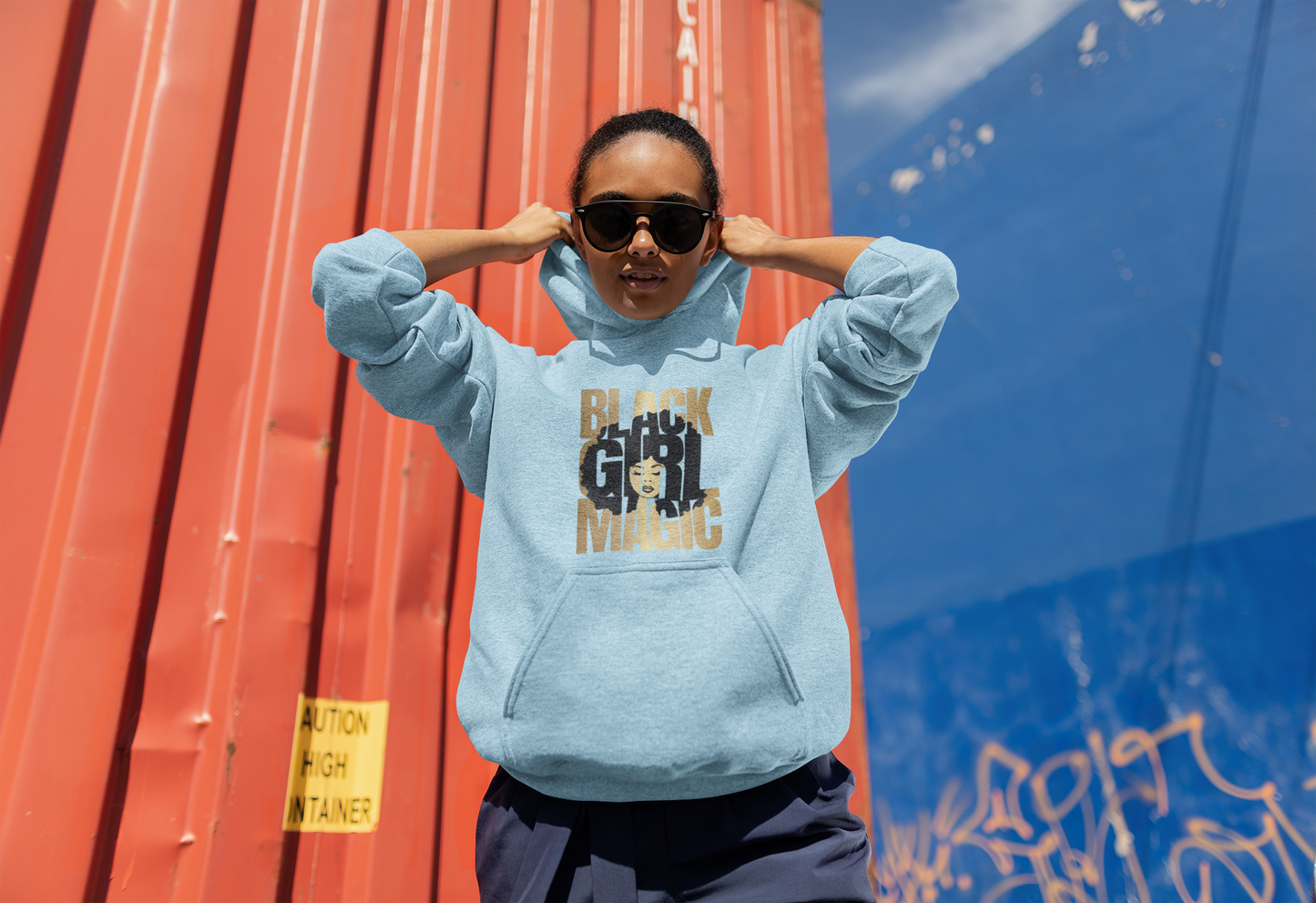 Hooded Sweatshirt, Black Girl Magic