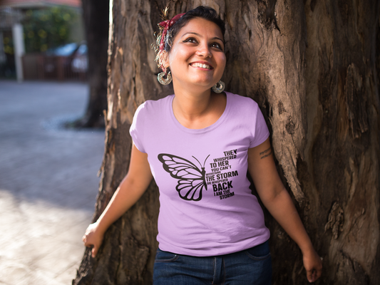 Short Sleeve Junior Slimfit TShirt, Whispered