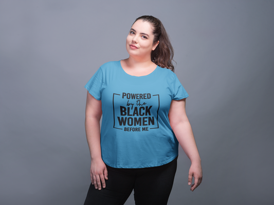 Short Sleeve TShirt, Powered by Black Women