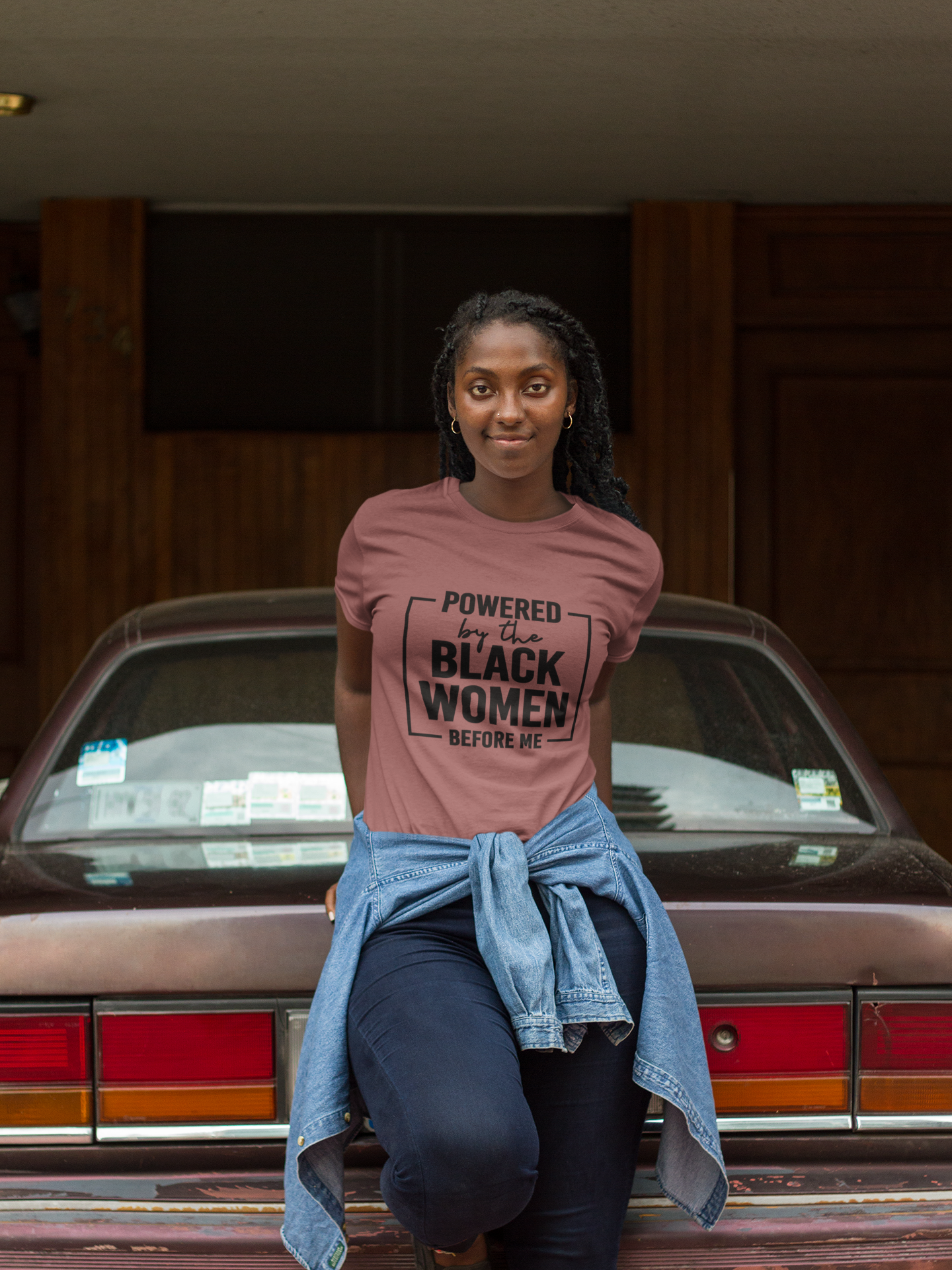Short Sleeve TShirt, Powered by Black Women