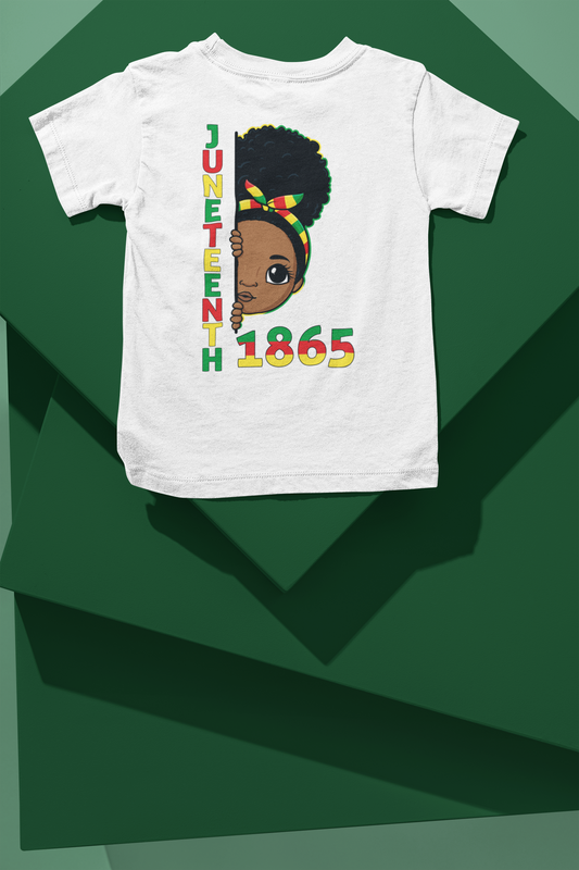 Short Sleeve TShirt, Juneteenth Kids