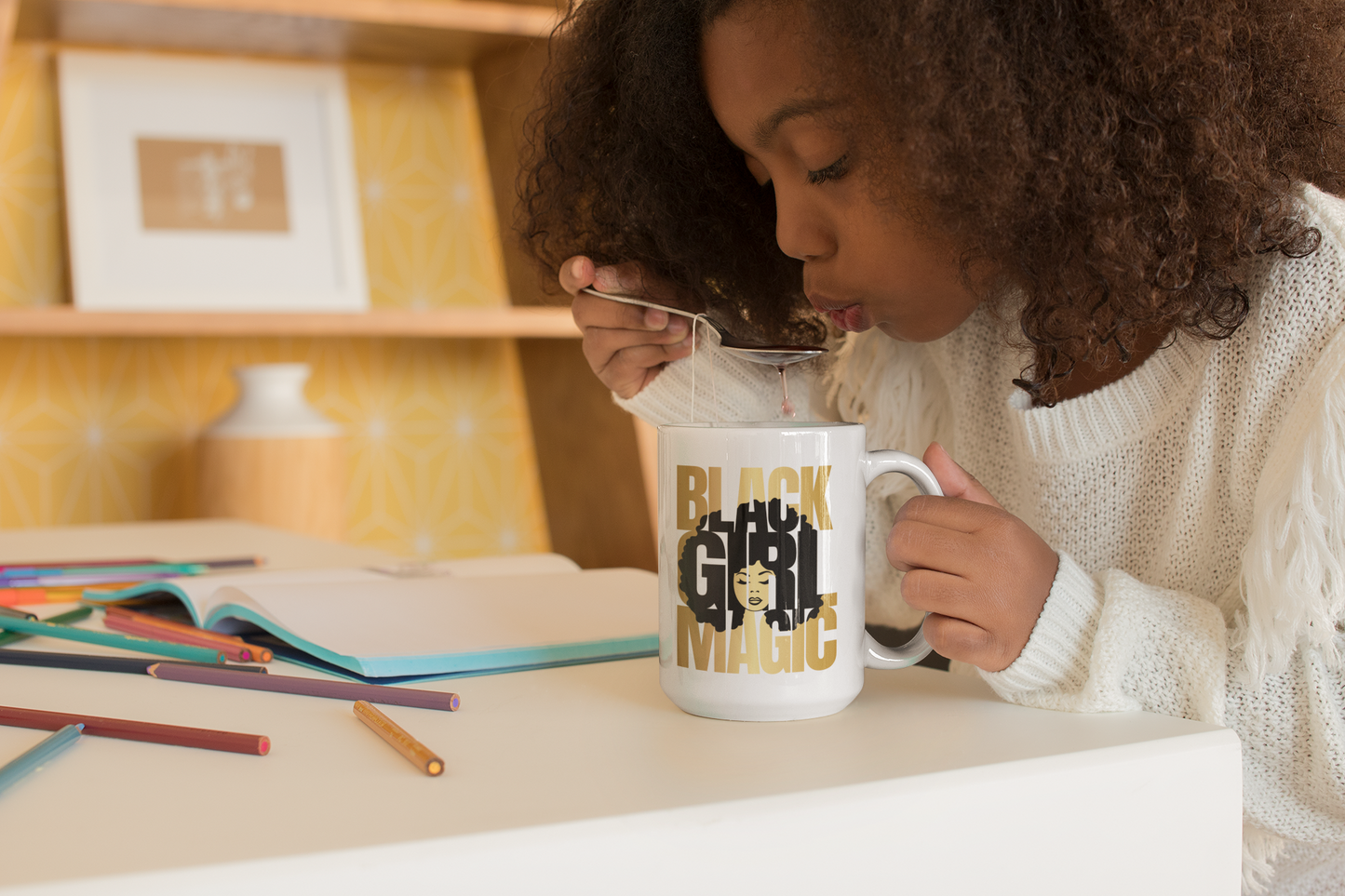 White Mug, Black Girl Magic