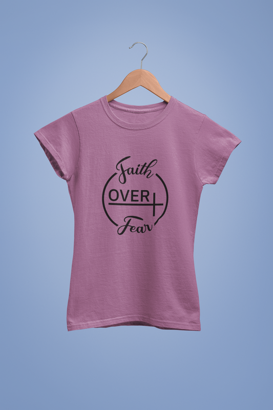 Short Sleeve Junior SlimFit TShirt, Faith Fear