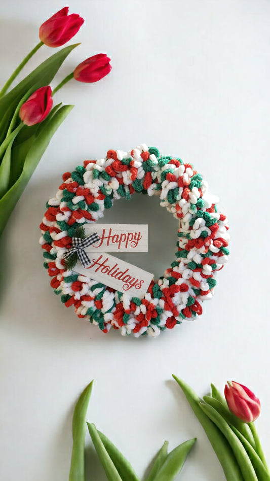 Happy Holidays 15' Wreath