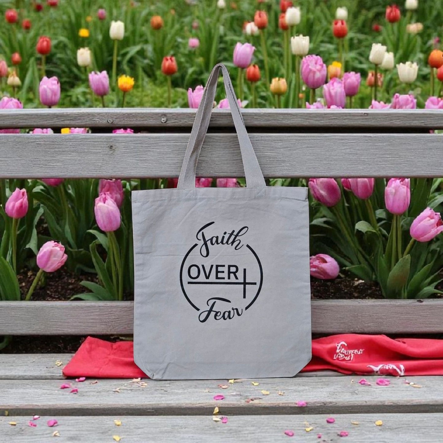 Canvas Tote (Faith Over Fear)