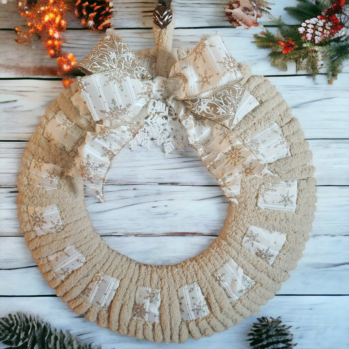Delicate and Sparkly 18' Wreath