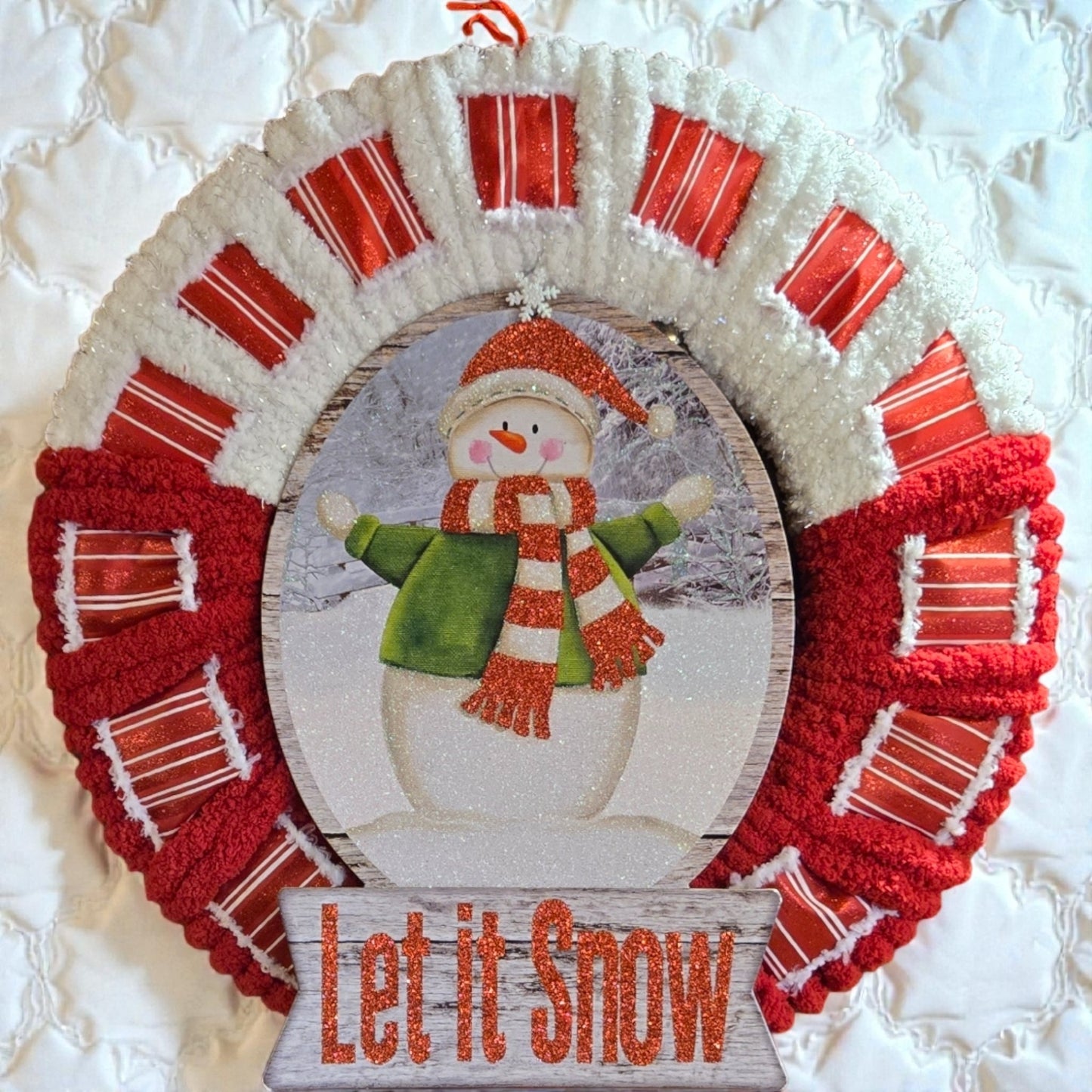 Let it Snow 18' Holiday Wreath