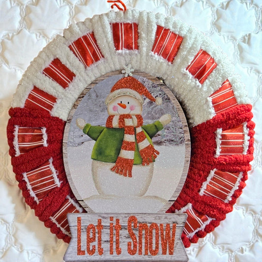 Let it Snow 18' Holiday Wreath