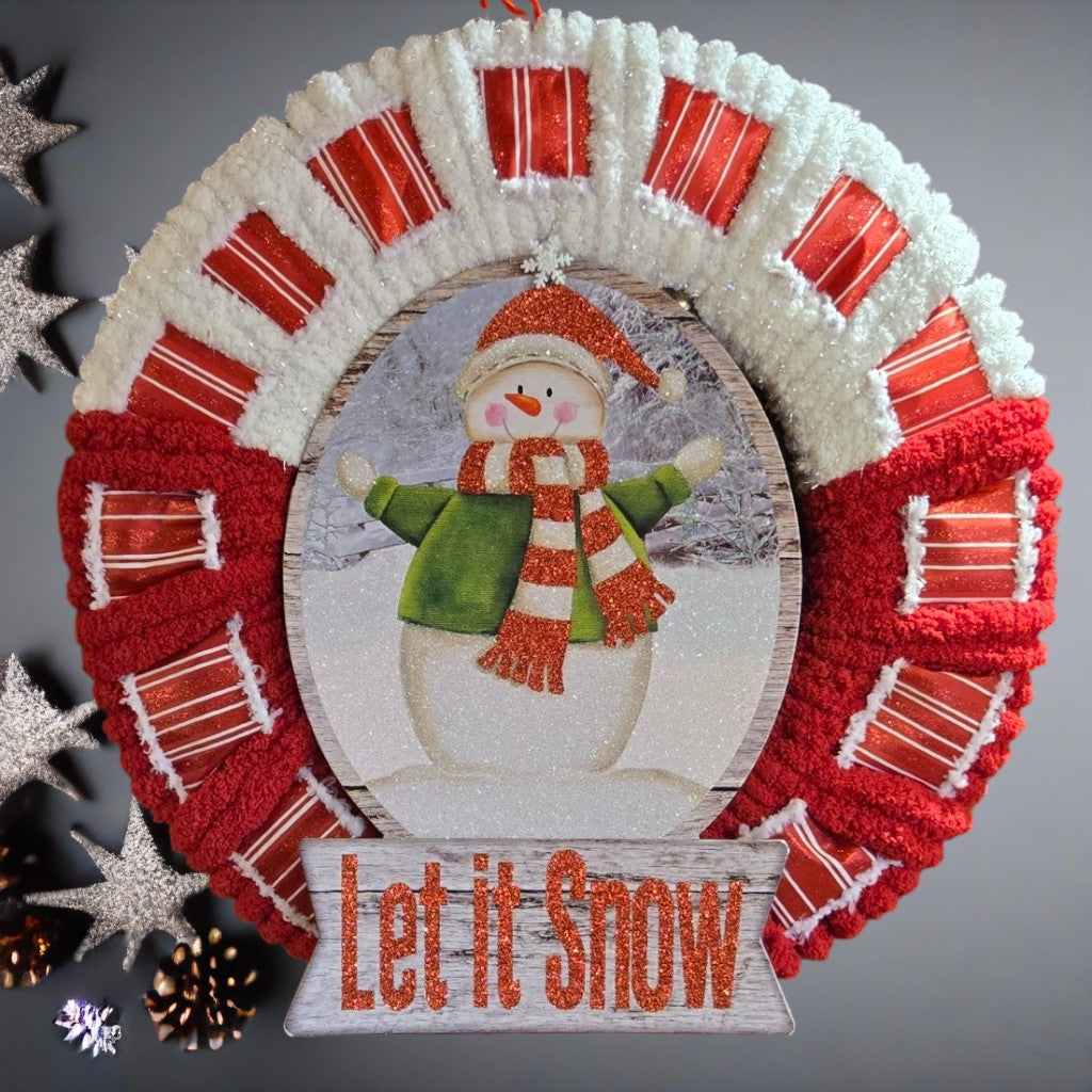 Let it Snow 18' Holiday Wreath
