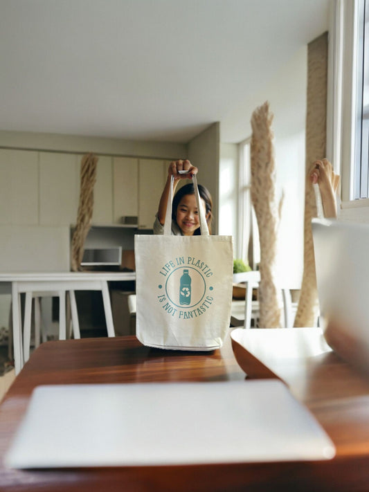 Canvas Tote (Life in Plastic)