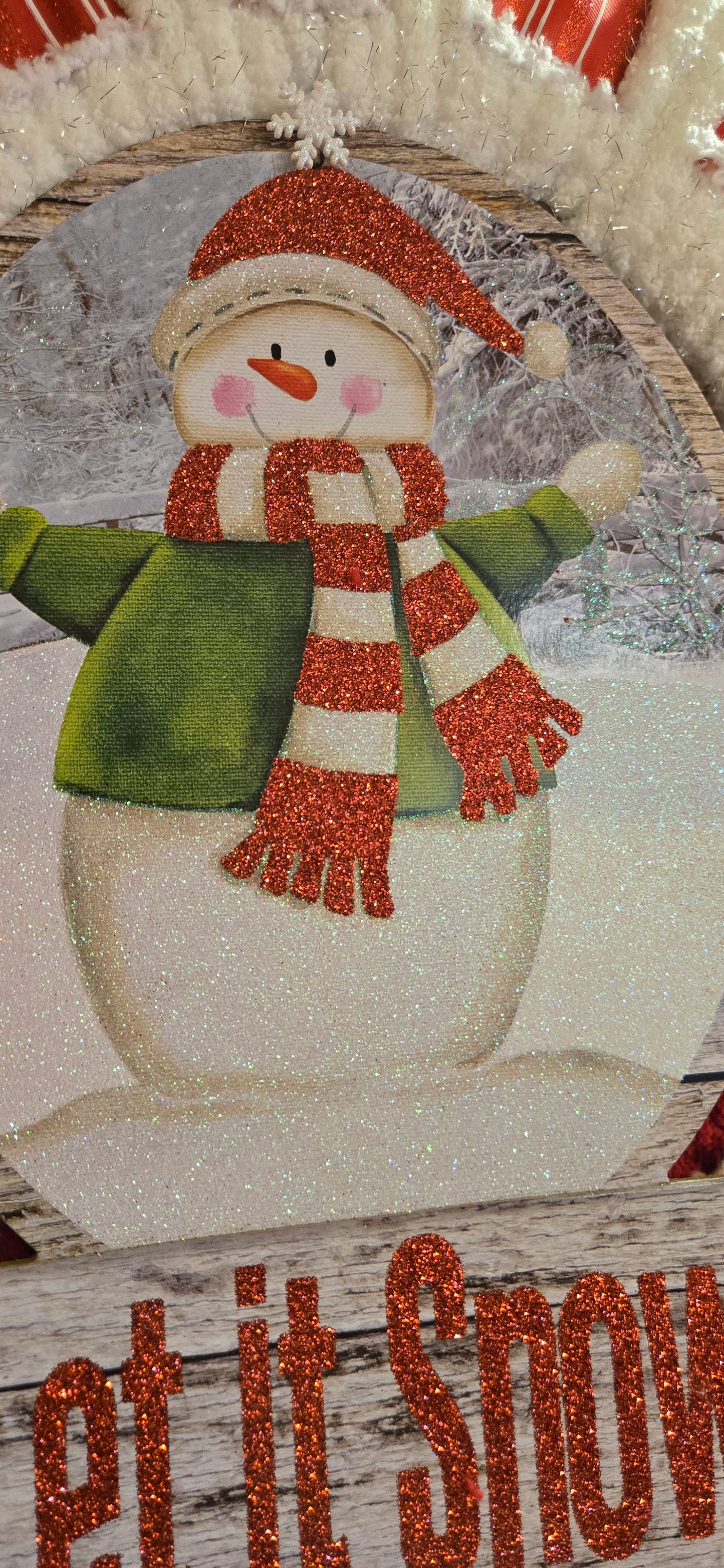 Let it Snow 18' Holiday Wreath