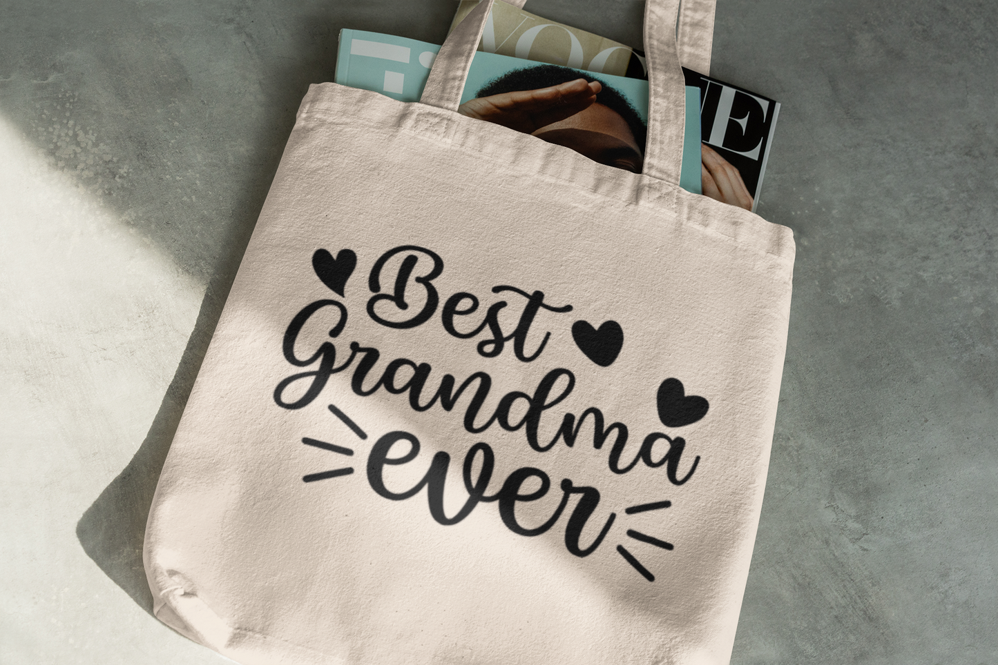 Canvas Tote Bag (Best Grandma)