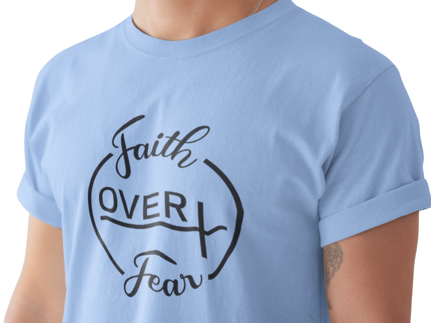 Short Sleeve Junior SlimFit TShirt, Faith Fear
